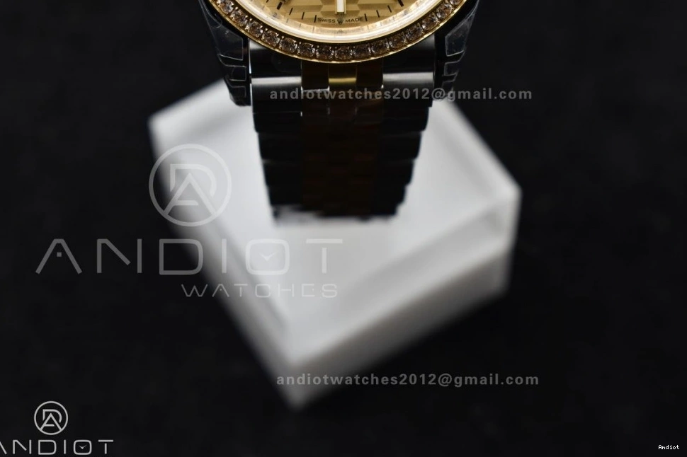 VS 1:1 DateJust Edition Packable Best Bracelet 36 on Dial 904L VSF Textured YG Steel SS 575 Jubilee 126283rbr 0704
